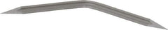 Value Collection - Bi-Directional High Speed Steel Deburring Scraper Blade - Triangular Blade Cross Section, Use on Cross Hole Surfaces, Reversible, Adjustable - Apex Tool & Supply