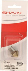 Shaviv - F20 Right-Handed High Speed Steel Deburring Swivel Blade - Use on Hole Edge Surfaces, Adjustable - Apex Tool & Supply
