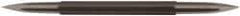 Noga - T120 Bi-Directional High Speed Steel Deburring Scraper Blade - Triangular Blade Cross Section, Reversible - Apex Tool & Supply
