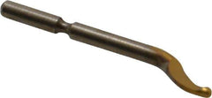 Noga - S101 Right-Handed High Speed Steel Deburring Swivel Blade - PVD TiN Coated S101, Right Handed Deburring Blade - Apex Tool & Supply