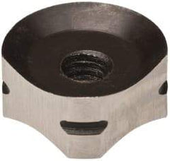 Noga - N80K M42 Bi-Directional High Speed Steel Deburring Swivel Blade - Round Blade Cross Section, Use on Slot/Keyway Surfaces, Reversible - Apex Tool & Supply
