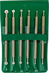 Value Collection - 6 Piece High Speed Steel Blade Hand Deburring Tool Set - For Hole Edge, Straight Edge - Apex Tool & Supply