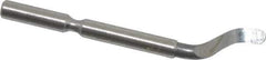 Shaviv - E100C Right-Handed Carbide Deburring Swivel Blade - Use on Hole Edge & Straight Edge Surfaces, Adjustable - Apex Tool & Supply