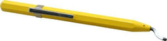 Shaviv - 2 Piece Cobalt Blade Hand Deburring Tool Set - B10 Blades, For Hole Edge, Straight Edge - Apex Tool & Supply