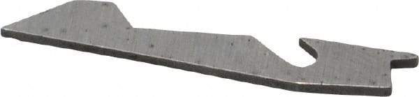 Cogsdill Tool - 3/16", Type A Double Angle, Replacement Deburring Blade - High Speed Steel, for Front & Back Hole Deburring & Chamfering - Apex Tool & Supply
