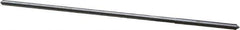 Made in USA - 0.078" High Speed Steel 4 Flute Chucking Reamer - Straight Flute, 0.072" Straight Shank, 3/4" Flute Length, 3" OAL - Apex Tool & Supply