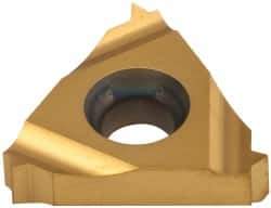Carmex - 16IR Internal Right Hand 16 UN Laydown Threading Insert - Grade MXC, TiN Coated Carbide - Apex Tool & Supply