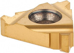 Carmex - 16ER External Right Hand 8 Stub Acme Laydown Threading Insert - Grade MXC, TiN Coated Carbide - Apex Tool & Supply