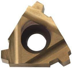Hertel - 16IR Internal Right Hand 8 Stub Acme Laydown Threading Insert - Grade HG330TR, TiC/TiN Coated Carbide - Apex Tool & Supply