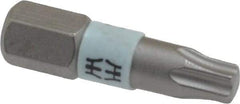 Wera - 1/4" Drive T25 Torx Screwdriver Bit - 1" OAL, Insert Bit - Apex Tool & Supply