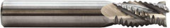M.A. Ford - 16mm Diam, 30mm LOC, 4 Flute Solid Carbide Roughing Square End Mill - 89mm OAL, 16mm Shank Diam, Single End, Centercutting, 30° Helix - Apex Tool & Supply