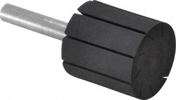 3M - 1" Wide x 1" Diam, Spiral Band Drum - 1/4" Shank Diam, 18,000 RPM - Apex Tool & Supply