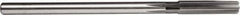 Union Butterfield - 1-3/16" High Speed Steel 8 Flute Chucking Reamer - Straight Flute, 1" Straight Shank, 2-7/8" Flute Length, 11" OAL - Apex Tool & Supply