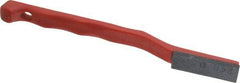 Value Collection - 240 Grit Red Single-Ended Boron Carbide Hand Hone - Very Fine Grade, 5-1/2" OAL, with Cutting Dimensions of 1-9/16" Length x 1/2" Wide x 3/16" High - Apex Tool & Supply