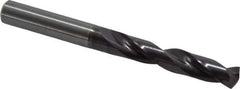 Guhring - Letter W 140° Solid Carbide Jobber Drill - FIREX Finish, Right Hand Cut, Spiral Flute, Straight Shank, 103mm OAL, SU Point - Apex Tool & Supply