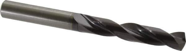 Guhring - 0.3937" 140° Solid Carbide Jobber Drill - FIREX Finish, Right Hand Cut, Spiral Flute, Straight Shank, 103mm OAL, SU Point - Apex Tool & Supply