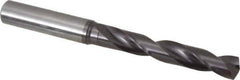 Guhring - 27/64" 140° Solid Carbide Jobber Drill - FIREX Finish, Right Hand Cut, Spiral Flute, Straight Shank, 118mm OAL, SU Point - Apex Tool & Supply