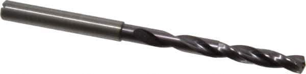 Guhring - 13/64", 140° Point, Solid Carbide Taper Length Drill Bit - TiAlN Finish, 50mm Flute Length, 90mm OAL, Series 5512 - Apex Tool & Supply