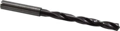 Guhring - 6.5mm, 140° Point, Solid Carbide Taper Length Drill Bit - TiAlN Finish, 66mm Flute Length, 106mm OAL, Series 5512 - Apex Tool & Supply