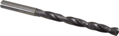 Guhring - 7.5mm, 140° Point, Solid Carbide Taper Length Drill Bit - TiAlN Finish, 76mm Flute Length, 116mm OAL, Series 5512 - Apex Tool & Supply