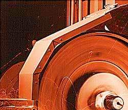 Norton - 4" Wide x 132" OAL, 40 Grit, Aluminum Oxide Abrasive Belt - Aluminum Oxide, Coarse, Coated, X Weighted Cloth Backing, Series R228 - Apex Tool & Supply