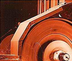 Norton - 4" Wide x 132" OAL, 40 Grit, Aluminum Oxide Abrasive Belt - Aluminum Oxide, Coarse, Coated, X Weighted Cloth Backing, Series R228 - Apex Tool & Supply