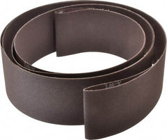 Norton - 3" Wide x 132" OAL, 120 Grit, Aluminum Oxide Abrasive Belt - Aluminum Oxide, Fine, Coated, X Weighted Cloth Backing, Series R228 - Apex Tool & Supply