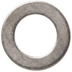 Made in USA - 0.03" Thick, 3/8" Inside x 5/8" OD, Round Shim - 5/16" Screw, Uncoated 316 Stainless Steel - Apex Tool & Supply