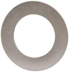 Made in USA - 0.005" Thick, 3/8" Inside x 5/8" OD, Round Shim - 5/16" Screw, Uncoated 316 Stainless Steel - Apex Tool & Supply