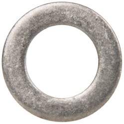 Made in USA - 0.06" Thick, 3/8" Inside x 5/8" OD, Round Shim - 5/16" Screw, Uncoated 316 Stainless Steel - Apex Tool & Supply