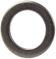 Made in USA - 0.06" Thick, 1/2" Inside x 3/4" OD, Round Shim - 7/16" Screw, Uncoated 316 Stainless Steel - Apex Tool & Supply