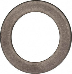 Made in USA - 0.06" Thick, 1" Inside x 1-1/2" OD, Round Shim - 7/8" Screw, Uncoated 316 Stainless Steel - Apex Tool & Supply