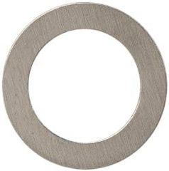 Made in USA - 0.005" Thick, 1/4" Inside x 3/8" OD, Shortening Shim - #12 Screw, Uncoated 300 Stainless Steel - Apex Tool & Supply