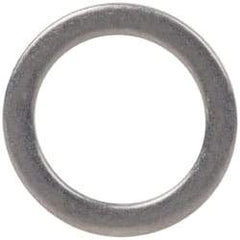 Made in USA - 0.032" Thick, 0.314" Inside x 7/16" OD, Shortening Shim - 1/4" Screw, Uncoated 300 Stainless Steel - Apex Tool & Supply