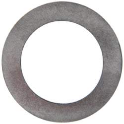 Made in USA - 0.01" Thick, 1/2" Inside x 3/4" OD, Shortening Shim - 7/16" Screw, Uncoated 300 Stainless Steel - Apex Tool & Supply
