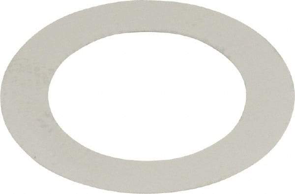 Made in USA - 0.1mm Thick, 12mm Inside x 18mm OD, Round Shim - 7/16" Screw, Uncoated 302/304 Stainless Steel - Apex Tool & Supply