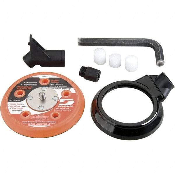 Dynabrade - Power Sander Vacuum Conversion Kit - 3-1/2" Diam, For Use with Random Orbital Sanders - Apex Tool & Supply