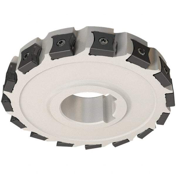 Iscar - Arbor Hole Connection, 0.5512" Cutting Width, 2.0472" Depth of Cut, 160mm Cutter Diam, 1.5748" Hole Diam, 20 Tooth Indexable Slotting Cutter - SSB-LN15 Toolholder, LN.. Insert, Right Hand Cutting Direction - Apex Tool & Supply