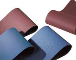 Norton - 37" Wide x 75" OAL, 150 Grit, Aluminum Oxide Abrasive Belt - Aluminum Oxide, Very Fine, Coated, X Weighted Cloth Backing, Series R215 - Apex Tool & Supply