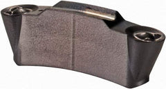 Iscar - 315TGMF Grade IC908, 3mm Cutting Width Carbide Grooving Insert - 11.4mm Max Depth of Cut, Neutral, 1.5mm Corner Radius, TiN/TiAlN Finish - Apex Tool & Supply