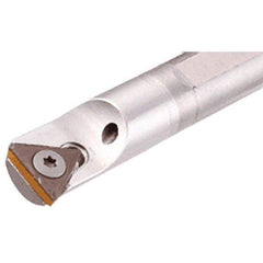 Iscar - 13mm Min Bore Diam, 180mm OAL, 12mm Shank Diam, A-STFP Indexable Boring Bar - TP.. 1102.. Insert, Screw Holding Method - Apex Tool & Supply