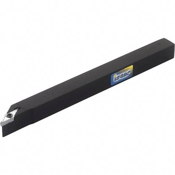 Iscar - SVAC, Right Hand Cut, 91° Lead Angle, 20mm Shank Height x 20mm Shank Width, Neutral Rake Indexable Turning Toolholder - 125mm OAL, VCGT 133 Insert Compatibility, Series Isoturn - Apex Tool & Supply