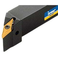 Iscar - SVJN, Right Hand Cut, 20mm Shank Height x 20mm Shank Width, Negative Rake Indexable Turning Toolholder - 125mm OAL, VN..12T3.. Insert Compatibility, Series Isoturn - Apex Tool & Supply