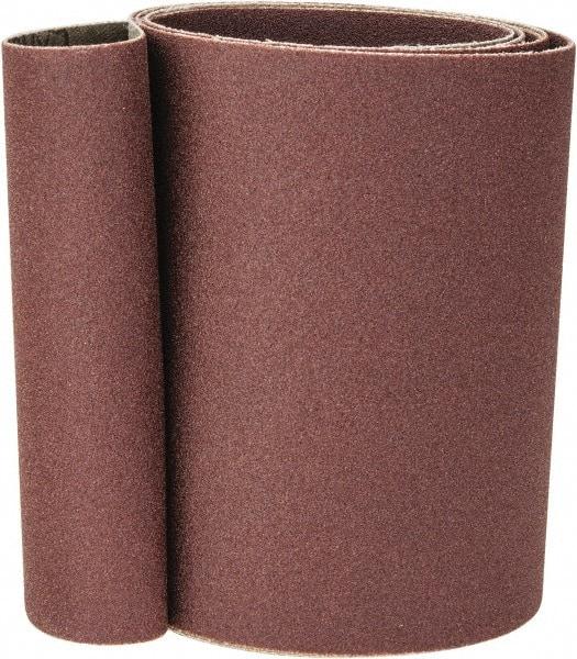 Tru-Maxx - 4" Wide x 54" OAL, 180 Grit, Aluminum Oxide Abrasive Belt - Aluminum Oxide, Very Fine, Coated, X Weighted Cloth Backing - Apex Tool & Supply