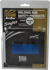 ArcOne - 5-1/4" Wide x 4-1/2" High, Lens Shade 12, Auto-Darkening Lens - 0.2" Thick, Green, Horizontal Mount - Apex Tool & Supply