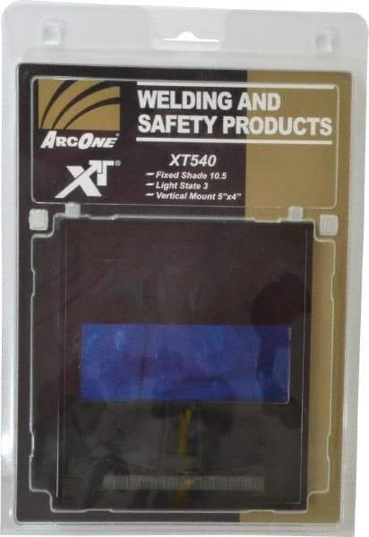 ArcOne - 4-1/2" Wide x 5-1/4" High, Lens Shade 3 to 10, Auto-Darkening Lens - 0.2" Thick, Green, Vertical Mount - Apex Tool & Supply