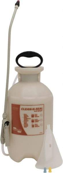 Chapin - 2 Gal Chemical Safe Garden Hand Sprayer - Use with Cleaners, Polyethylene Tank, Funnel Mouth, Reinforced Hose, For Deck & Yard Applications - Apex Tool & Supply