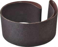 Norton - 4" Wide x 54" OAL, 40 Grit, Aluminum Oxide Abrasive Belt - Aluminum Oxide, Coarse, Coated, X Weighted Cloth Backing, Series R228 - Apex Tool & Supply