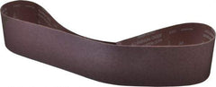 Norton - 4" Wide x 54" OAL, 60 Grit, Aluminum Oxide Abrasive Belt - Aluminum Oxide, Medium, Coated, X Weighted Cloth Backing, Series R228 - Apex Tool & Supply