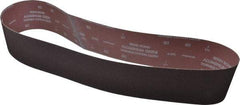 Norton - 4" Wide x 54" OAL, 80 Grit, Aluminum Oxide Abrasive Belt - Aluminum Oxide, Medium, Coated, X Weighted Cloth Backing, Series R228 - Apex Tool & Supply